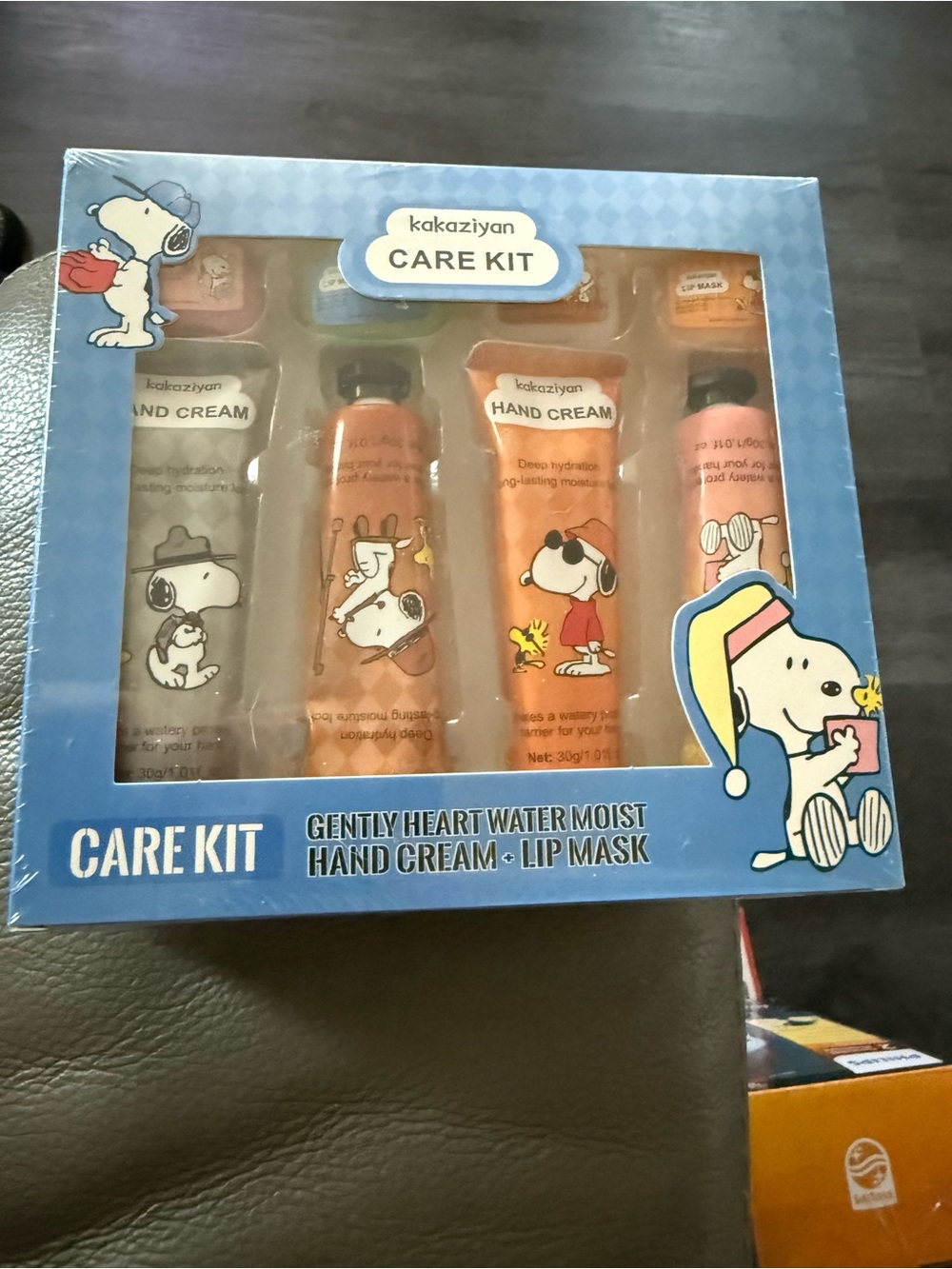 Snoopy Care Kit - Pink & Orange Hand Cream Set with Lip Mask - Picture 1 of 3